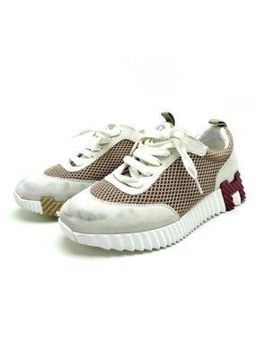 Hermes Beige Size 23.5 Sneakers